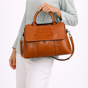Sac à Main Femme en Cuir Véritable – Style Vintage Luxe 2026