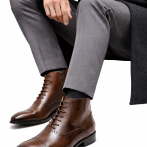 Bottines Homme en Cuir Véritable – Élégance Classique 2026