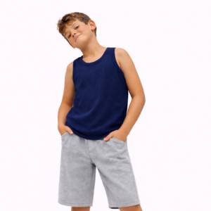Débardeur garçon en coton – léger et confortable