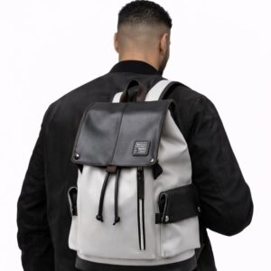 Sac à dos en cuir vintage pour homme – Élégance & praticité