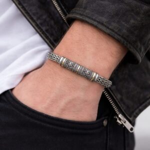 Bracelet Homme Tissé Vintage – Style Élégant & Caractère Unique