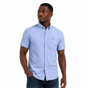 Chemise homme en coton – Style décontracté été